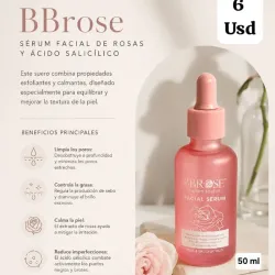‼️Sérum Facial de Rosas y Ácido Salicílico de la marca BBrose.‼️