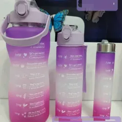 ‼️Set de 3 pomos tapa violeta ‼️