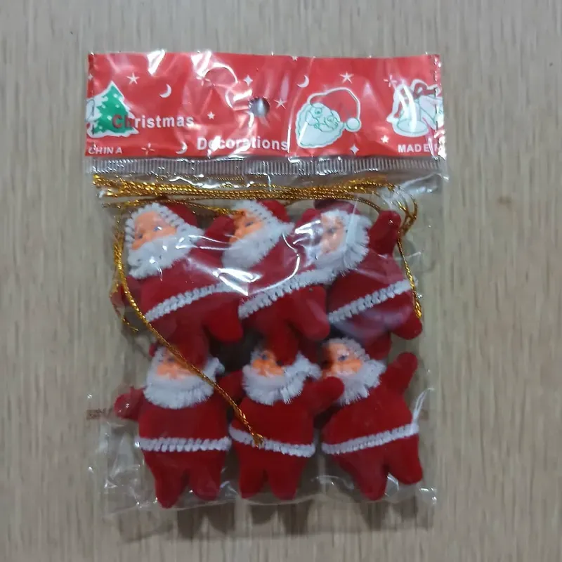 ‼️Set de  adornos de papa noel pequeño‼️ 