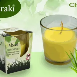 ‼️Vela aromática Meraki de citronella‼️ 3oz.