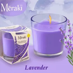 ‼️Vela aromática Meraki de Lavanda‼️ 3 oz