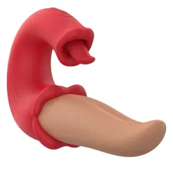 ‼️👅 Vibrador 4-en-1 «Lick & Love»: El Maestro de la Estimulación Oral e Interna‼️A(5)