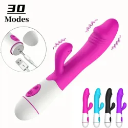 ‼️Vibrador de conejito estimulador de clítoris carga USB 30 modos de vibración‼️(5)