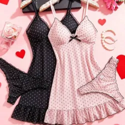 Vestido de encaje para dormir