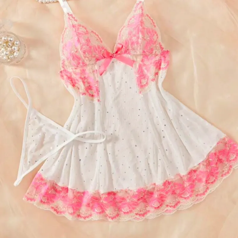 Vestido de encaje para dormir
