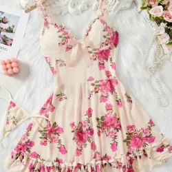Vestido de encaje para dormir