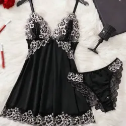 Vestido de encaje para dormir