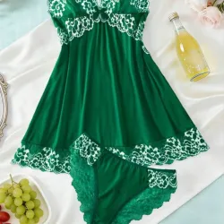Vestido de encaje para dormir