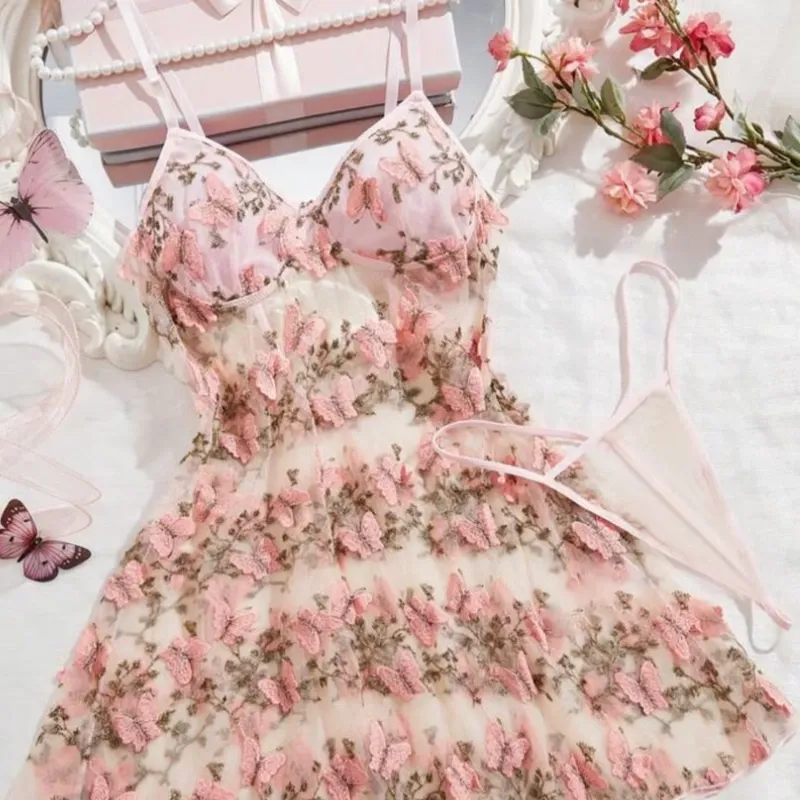 Vestido de encaje para dormir