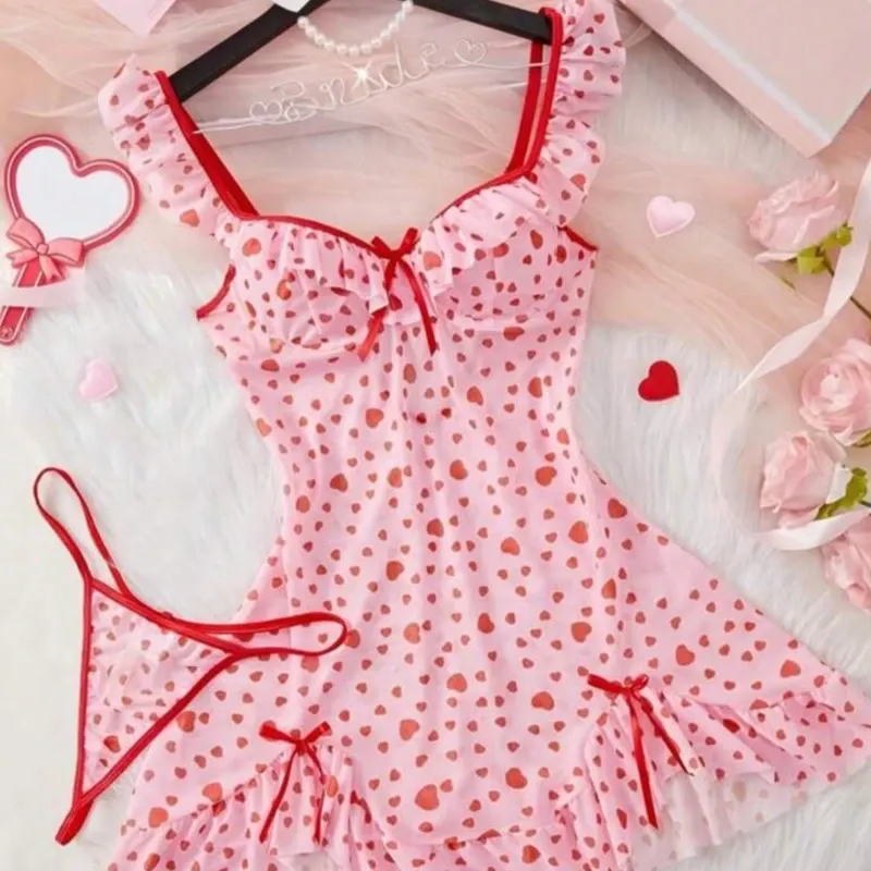Vestido de encaje para dormir