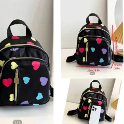 Mochila pequeña corazón 