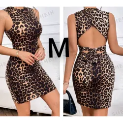 Vestido leopardo