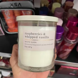 Vela aromática (1 mecha) rasberries & whipped Vanilla