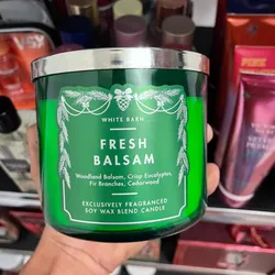 Vela aromática (3 mechas ) Fresh Balsam