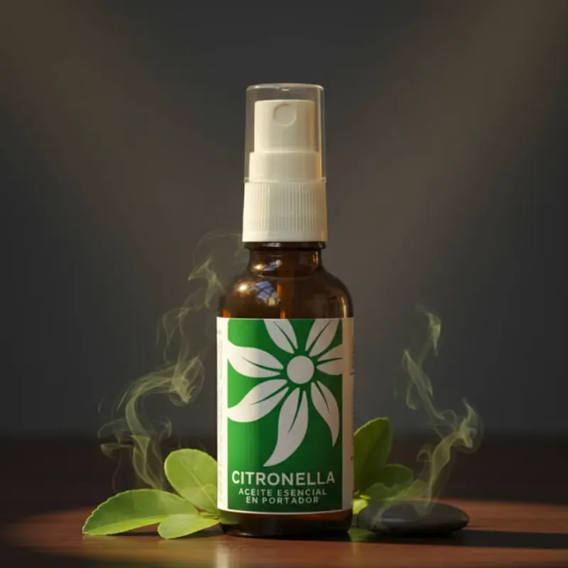 Aceite esencial de Citronella en portador