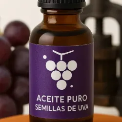 Aceite puro de semillas d uvas