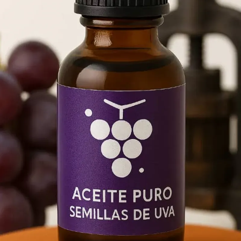 Aceite puro de semillas d uvas