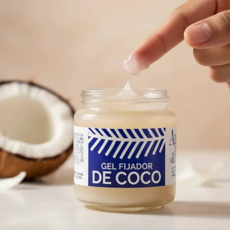 Gel fijador de coco