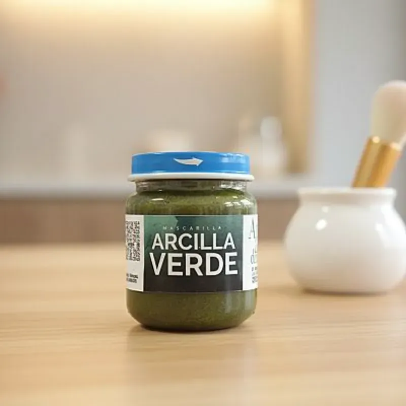 Mascarilla de arcilla verde