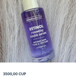 Serum Renovador doble con Retinol y Peptidos