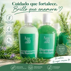 Shampoo de Romero y Acondicionador de Romero