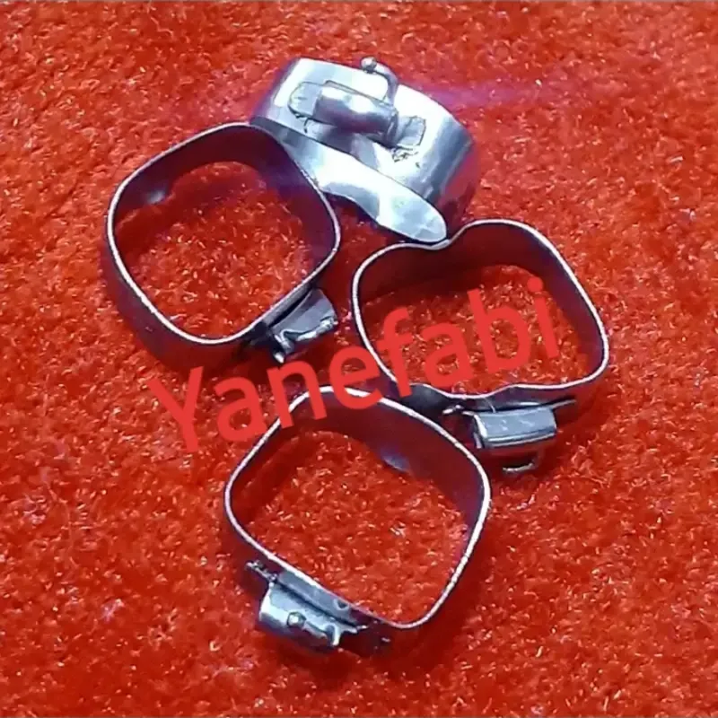 Bandas molares con tubos soldados 