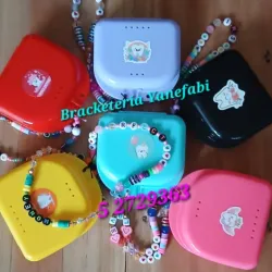 Cajitas protectoras para aparatos de Ortodoncia Removibles,Retenedores, Férulas Dentales, Alineadores, Prótesis etc.