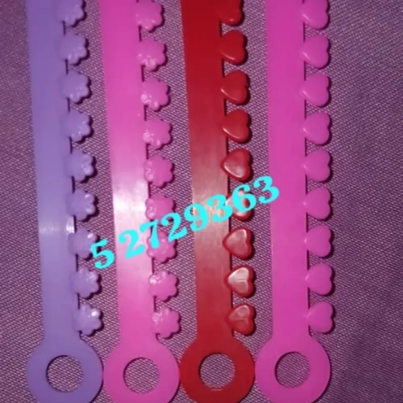 Elastómeros de corazones, flores y estrellas con función de cera de alivio para peladuras