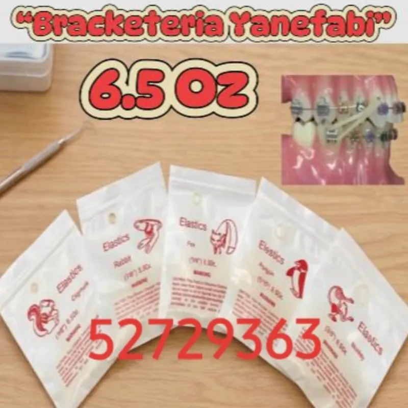 Paquete de Ligas Intermaxilares 3.5oz de todas las medidas