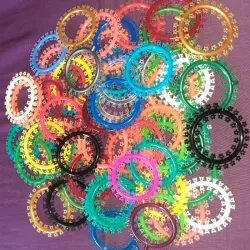 Elastómeros de formas o figuritas 