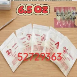 Paquete de ligas Intermaxilares 6.5oz de todas las medidas.