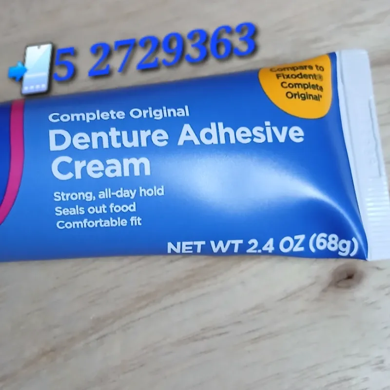 Pegamento para prótesis Equate de Fixodent de 68 gramos