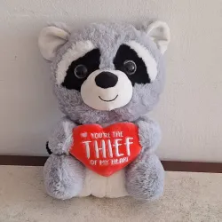 Mapache con corazón