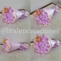 Ramo de 14 Rosas Eternas + Corona