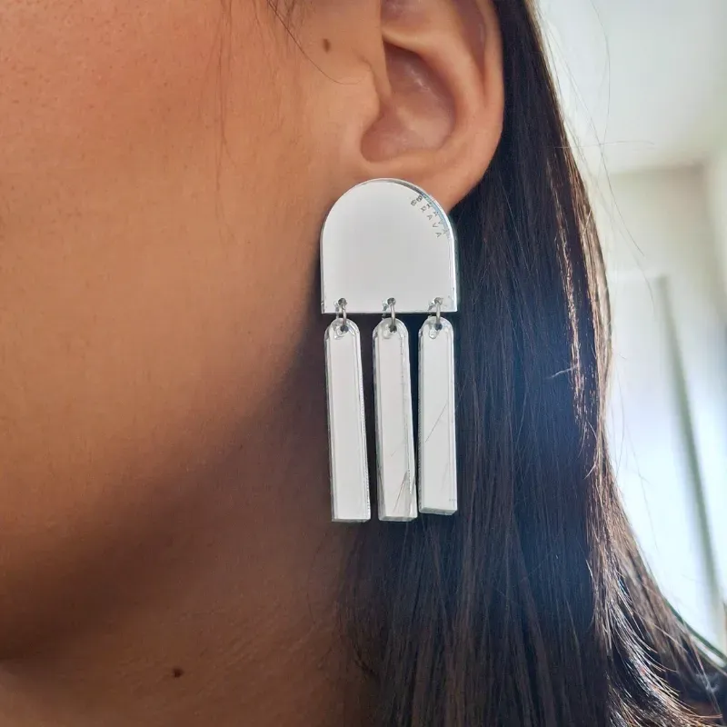 Bauhaus Pulpo Plateado Grande