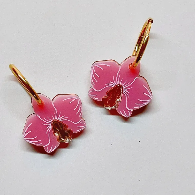 Argollas con orquídeas 