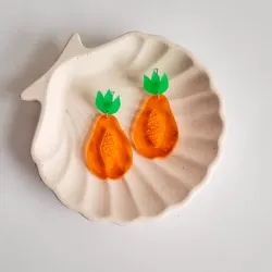 Pendientes papayas