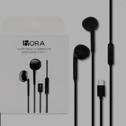 Audífonos de cable Tipo C