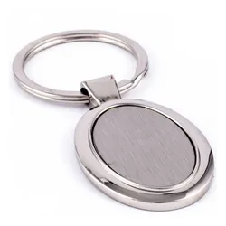 Llavero de metal redondo 