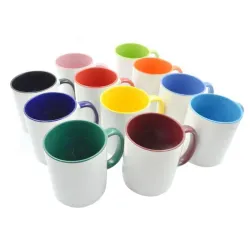 Tazas con interior y asa de color (11oz)