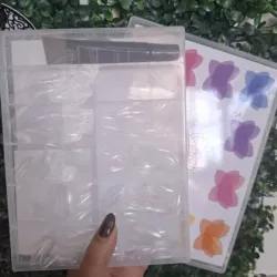 Cajas de uñas Sof gel con su pegamento 