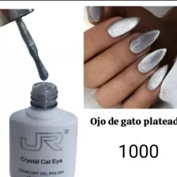 Ojos de gato plateado