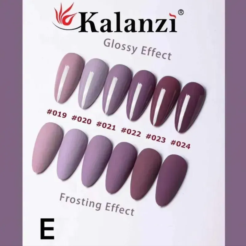Pinturas de gel gama E