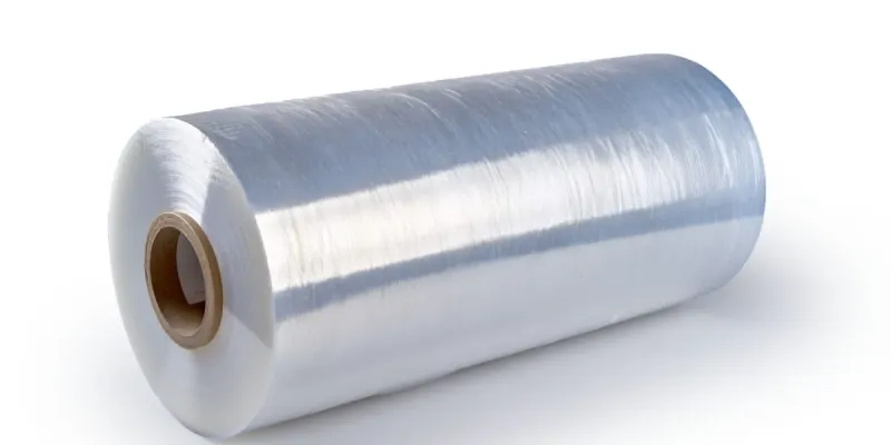 Film estirable Polietileno PE 12micras 45.72cm * 1520m   elástico