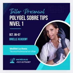 Polygel sobre Tips