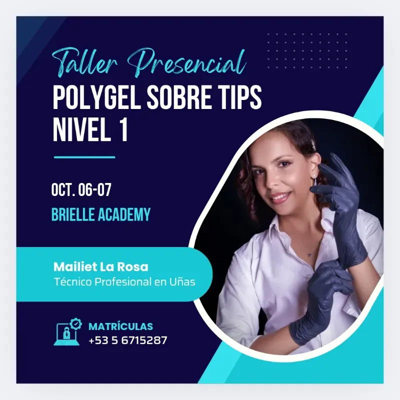Polygel sobre Tips