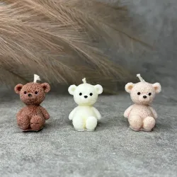 Vela en forma de osito