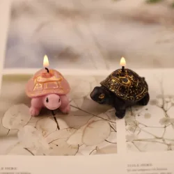 Velas en forma de tortuga