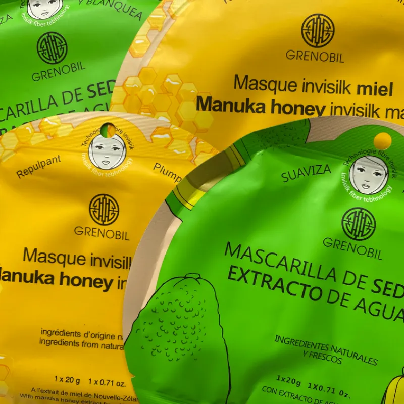 Mascarillas hidratantes de velo 💛💚
