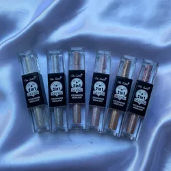 Sombra líquida + iluminador ✨